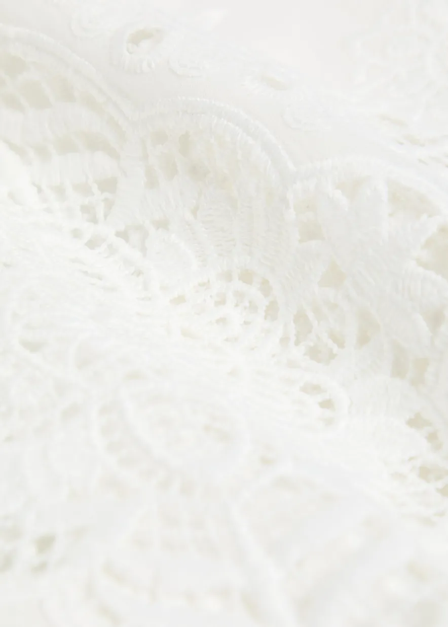 Joshua lace and embroidered trousers