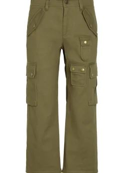 Josine twill cropped cargo trousers