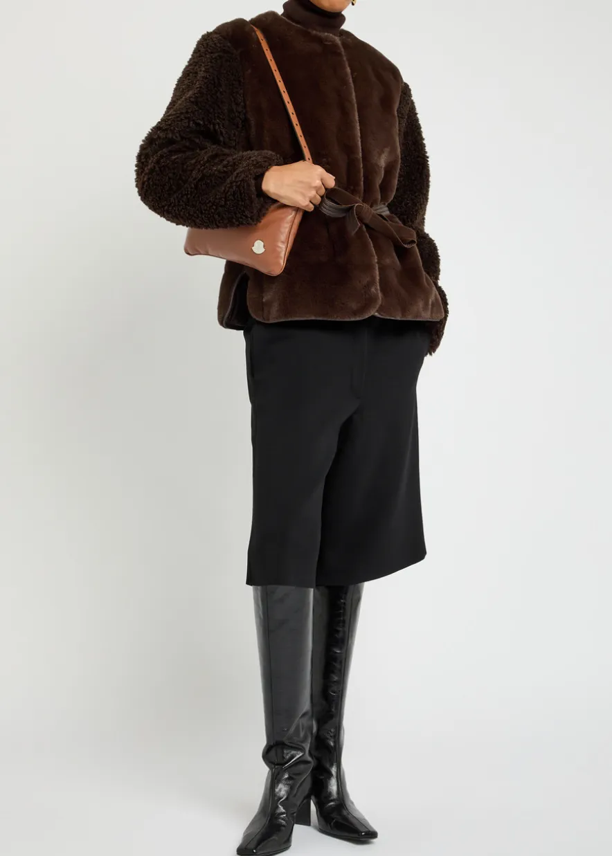 Jouillat quilted faux fur jacket
