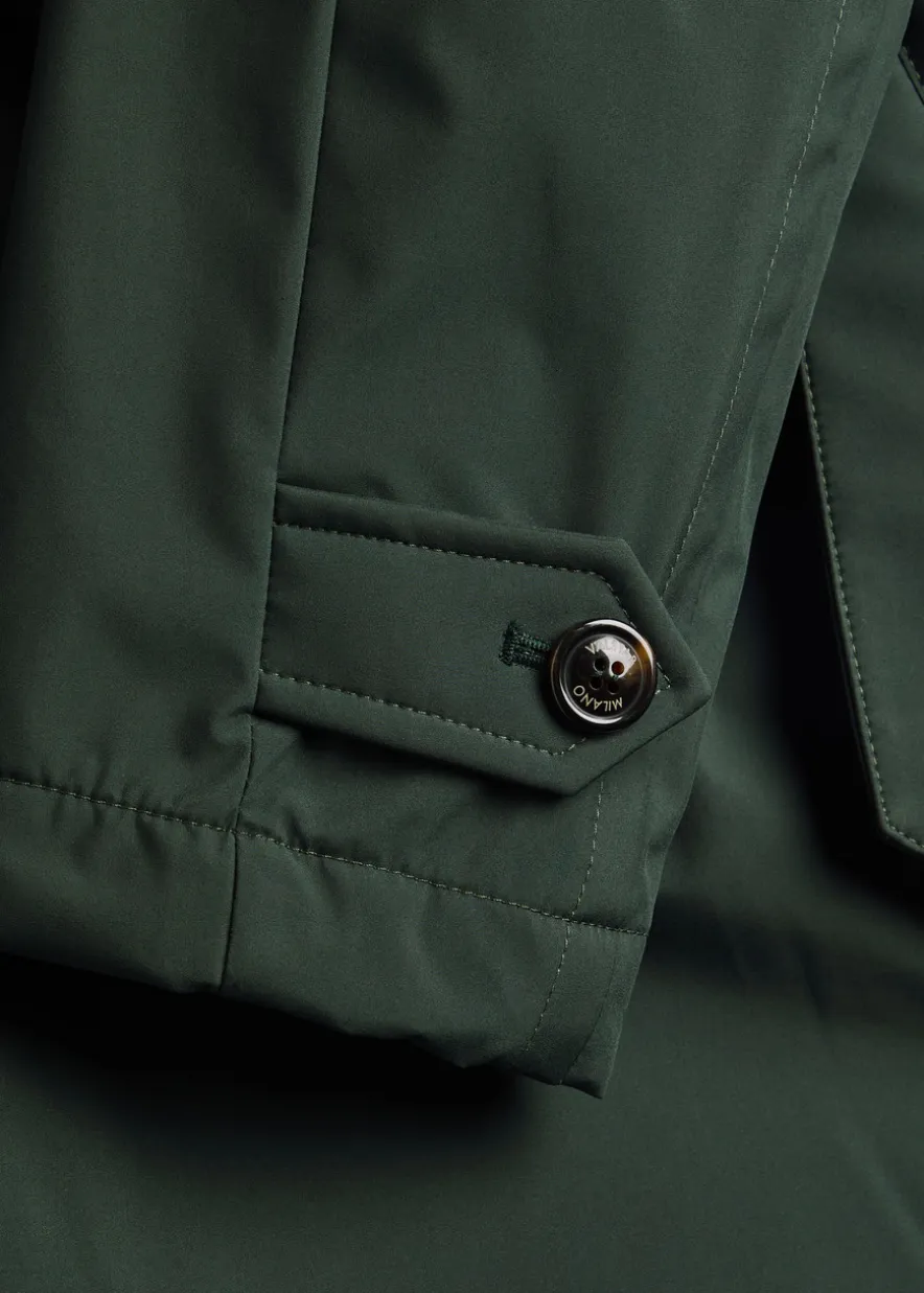 Joyce shell trench coat