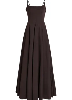 Joy cotton-blend maxi dress