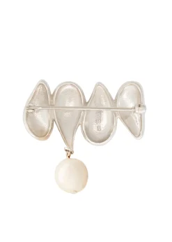 Joy sterling silver brooch