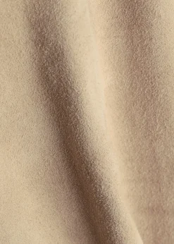 JP Long flared-leg suede trousers