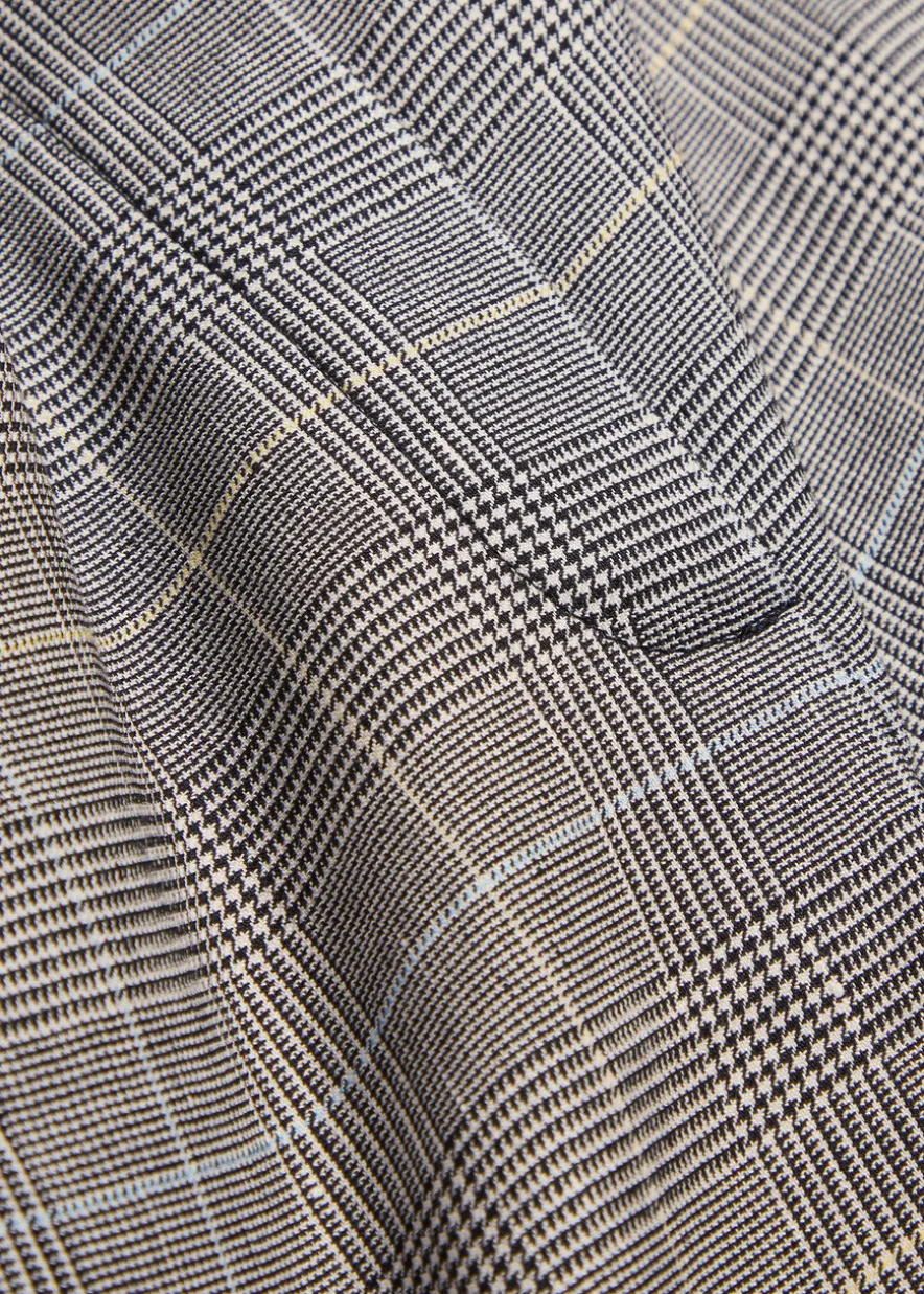Jude checked straight-leg trousers
