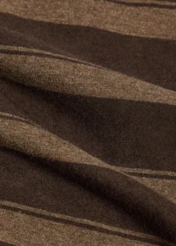 Judo striped cotton polo shirt