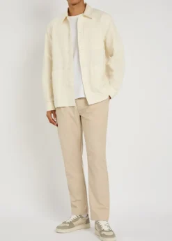 Julian cotton-blend overshirt jacket