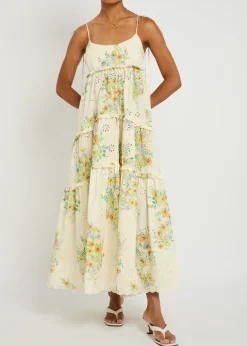 Juliette floral-print cotton maxi dress