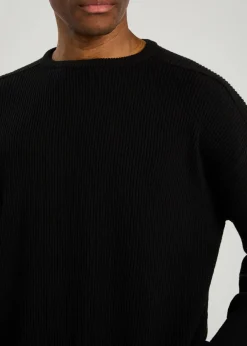 Jumbo ribbed wool jumper