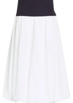 Jupe Bouffante pleated cotton midi skirt
