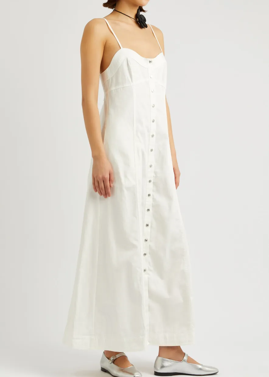 Just Jill denim maxi dress