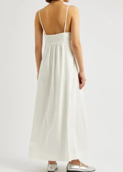 Just Jill denim maxi dress