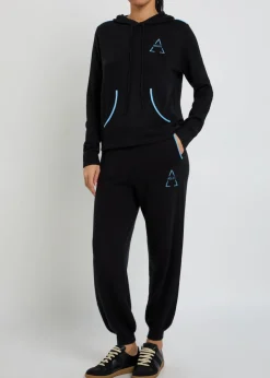J Vita logo cashmere sweatpants