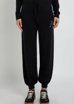 J Vita logo cashmere sweatpants