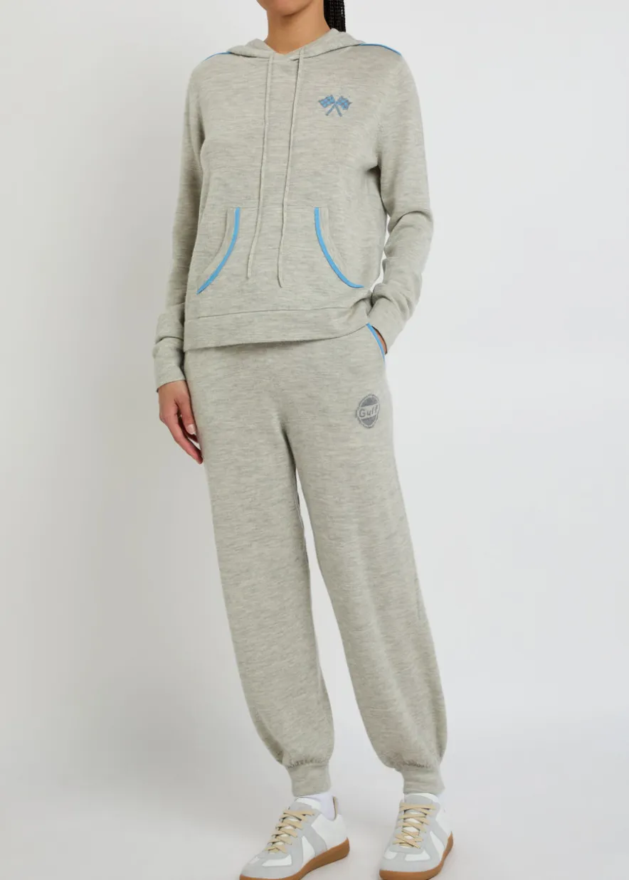J Vita logo cashmere sweatpants