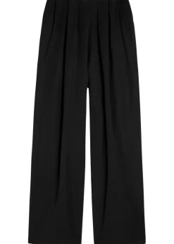 Kaia wide-leg wool trousers