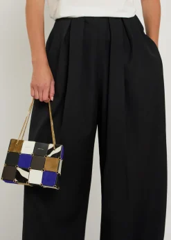 Kaia wide-leg wool trousers