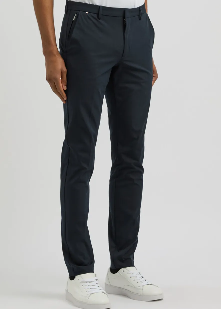 Kaito slim-leg cotton-blend chinos