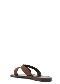 Kalomira cut-out nubuck sliders