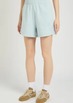 Kam logo-embroidered cotton shorts