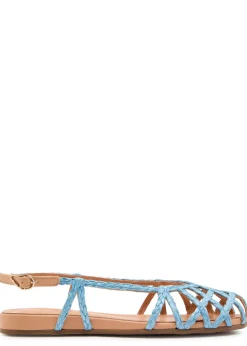 Kardia raffia sandals