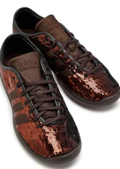Karintha sequin and satin sneakers