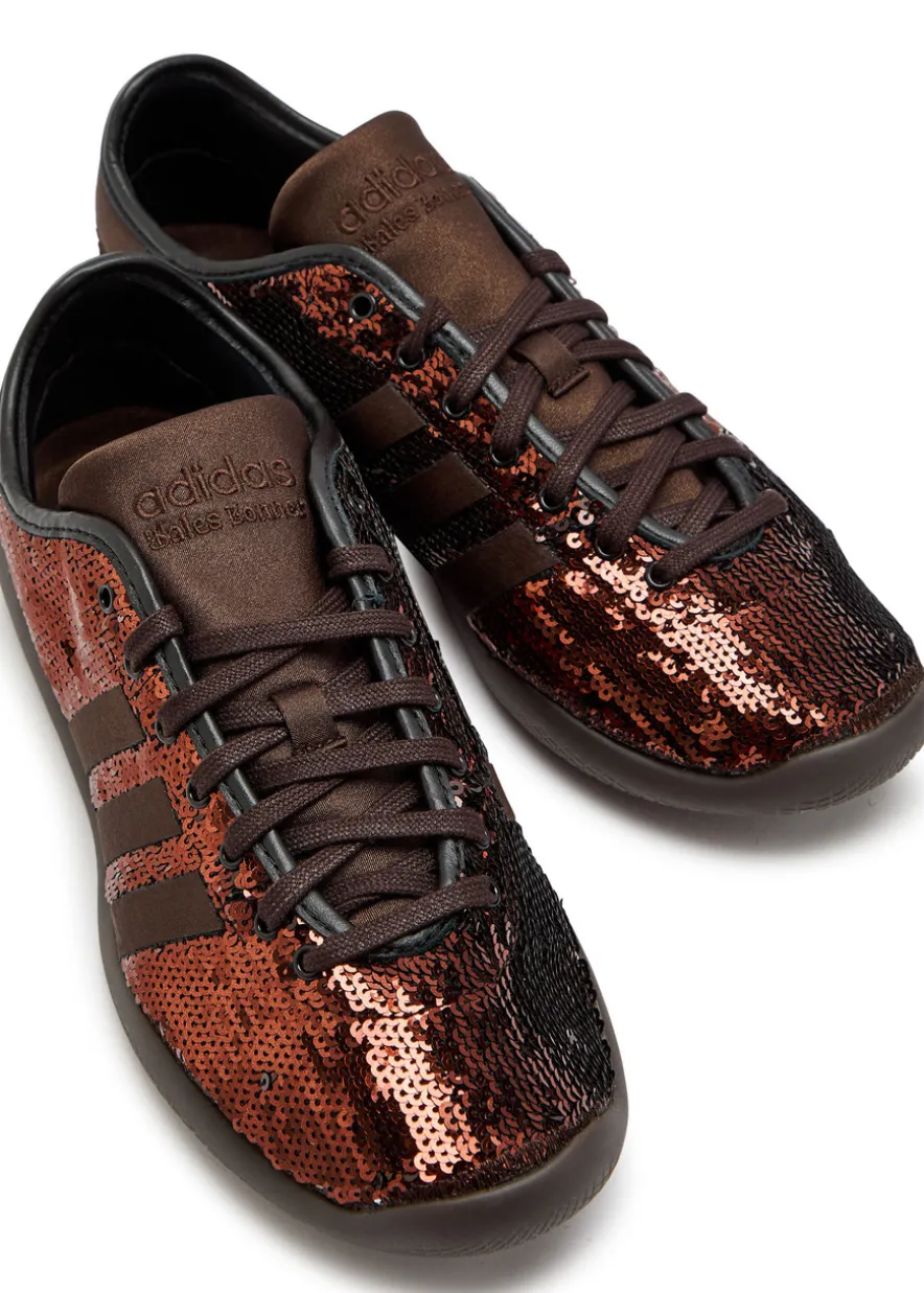 Karintha sequin and satin sneakers