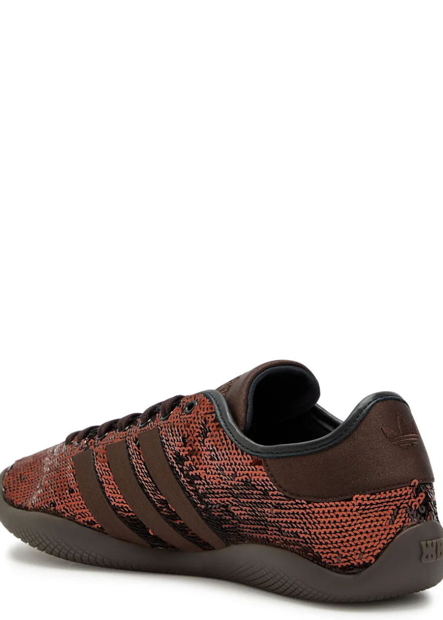 Karintha sequin and satin sneakers