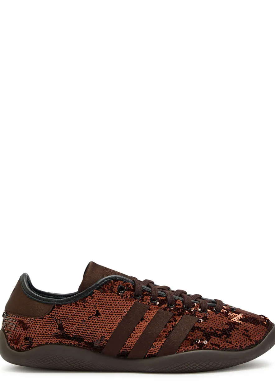Karintha sequin and satin sneakers