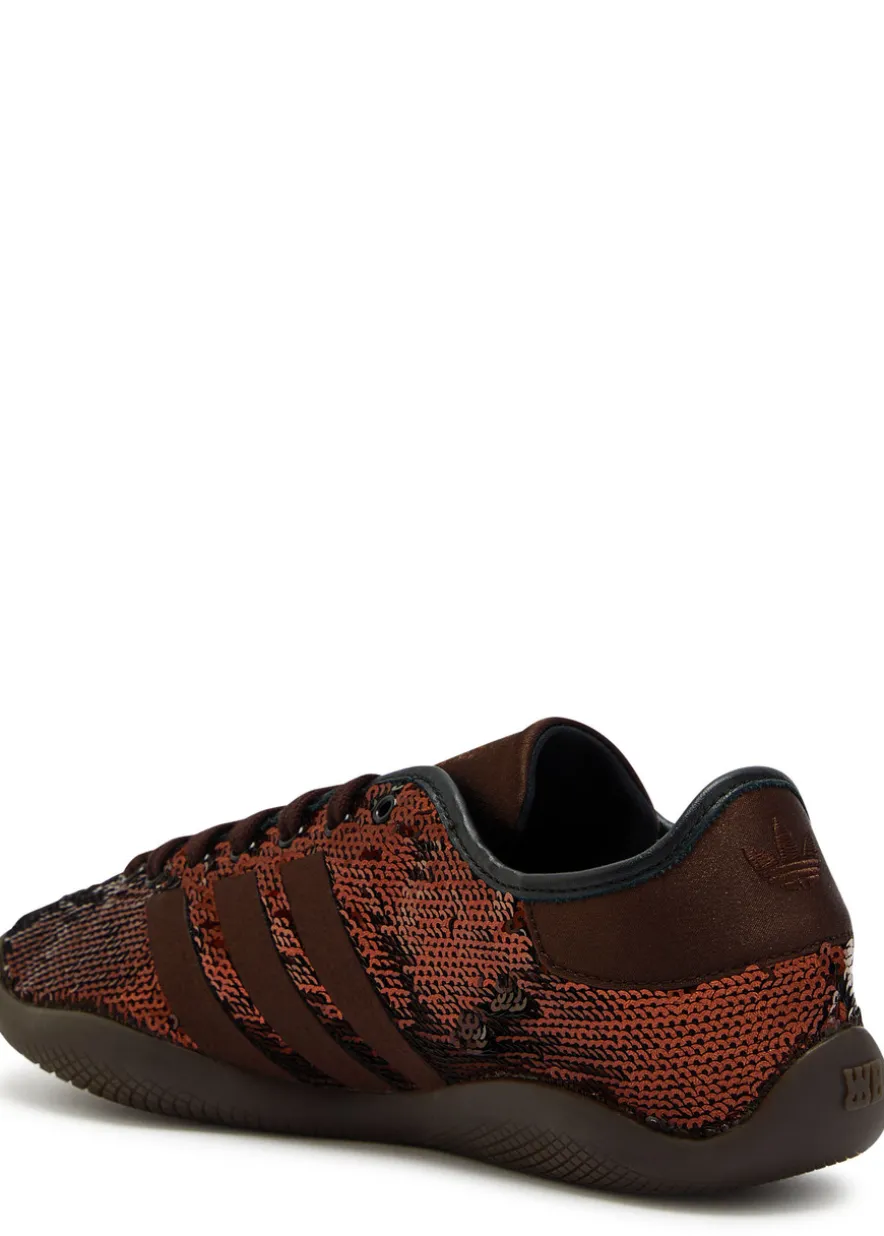 Karintha sequin and satin sneakers
