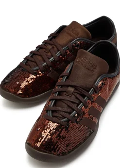 Karintha sequin and satin sneakers