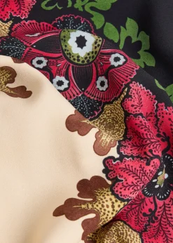 Karis floral-print crepe midi kaftan dress