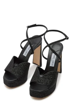 Karli 125 glitter leather sandals