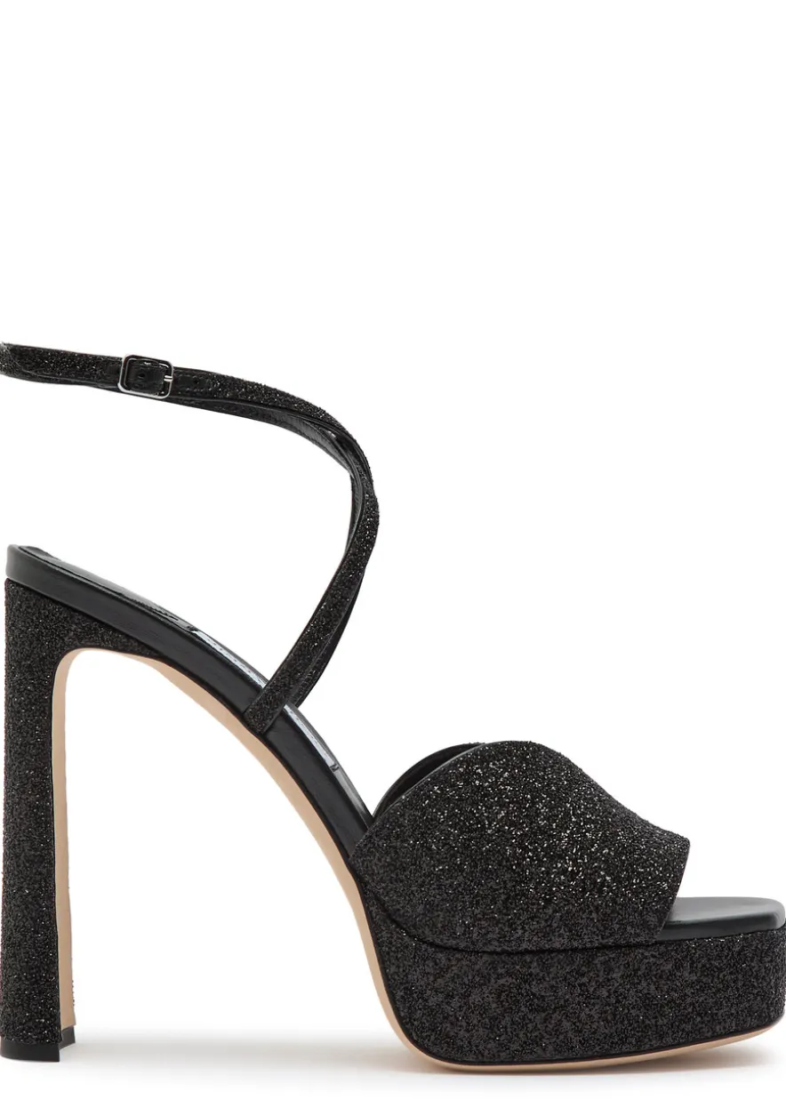 Karli 125 glitter leather sandals