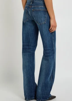 Karo barrel-leg jeans
