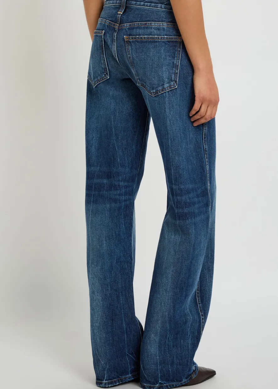 Karo barrel-leg jeans