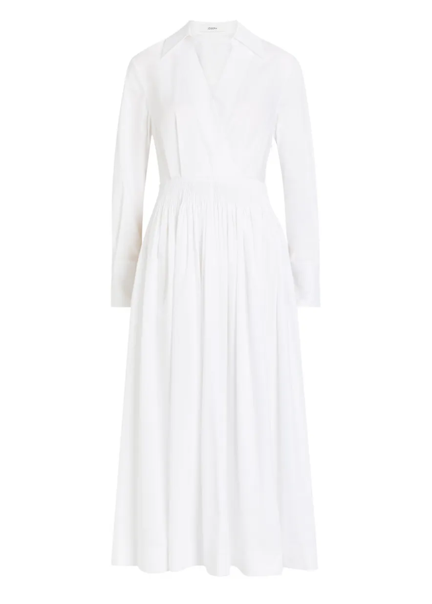 Kathe cotton-poplin midi shirt dress