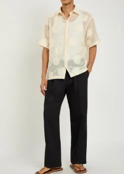 Kay stretch-cotton trousers