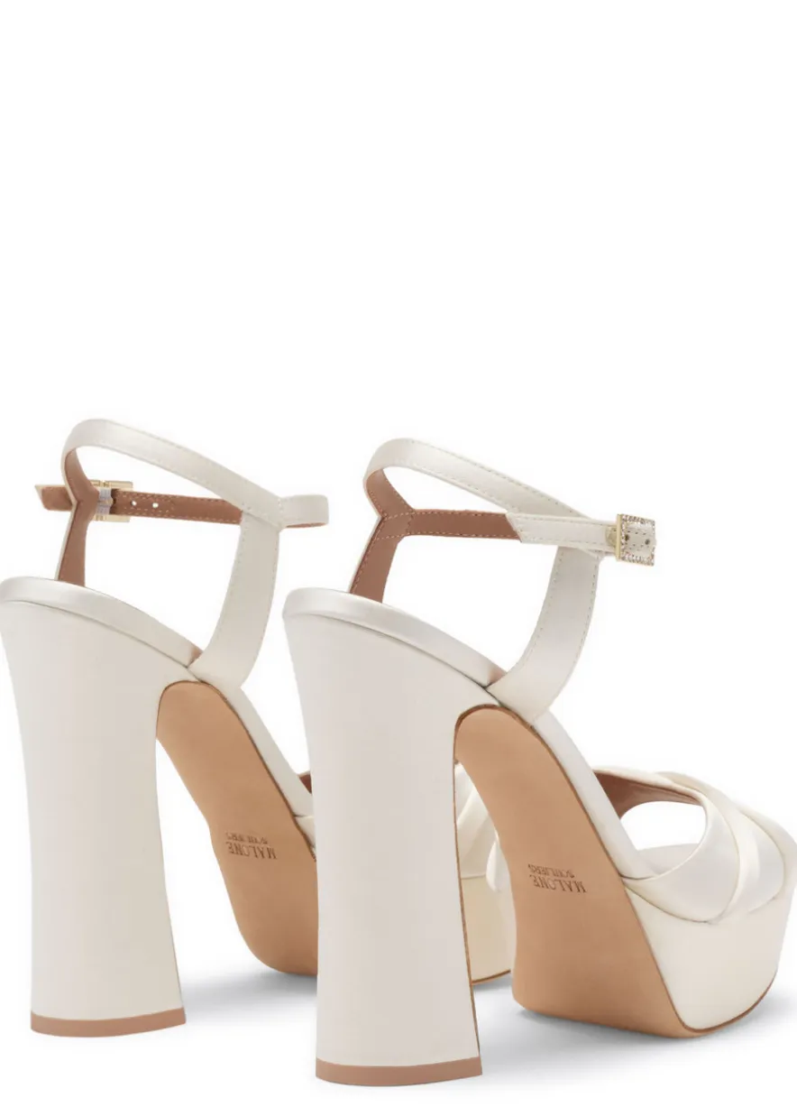 Keaton 125 satin platform sandals