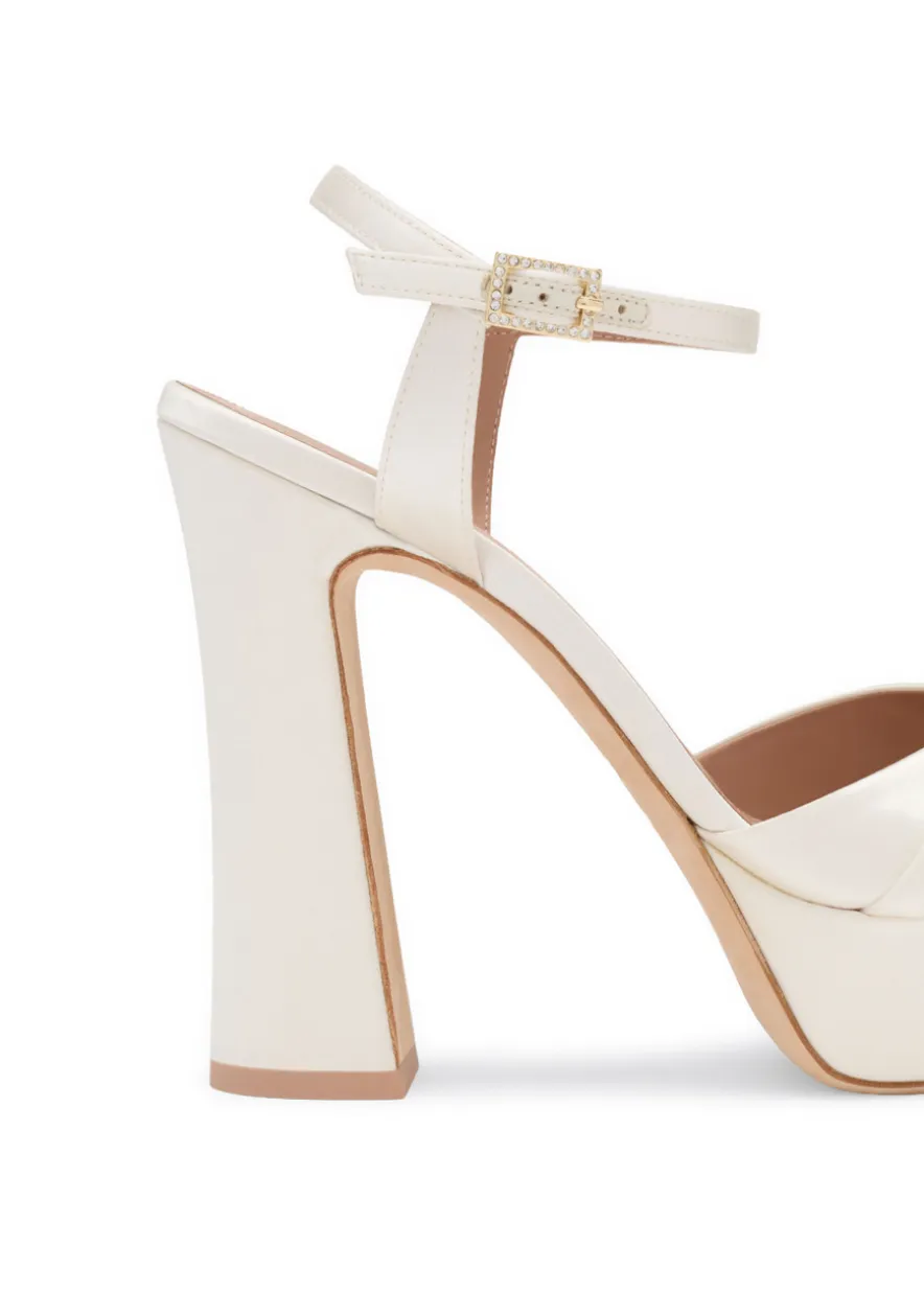Keaton 125 satin platform sandals