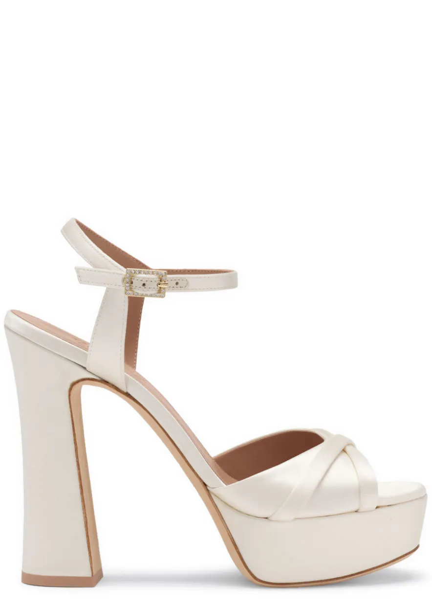 Keaton 125 satin platform sandals