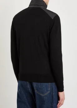 Kelby zip-up wool-blend cardigan