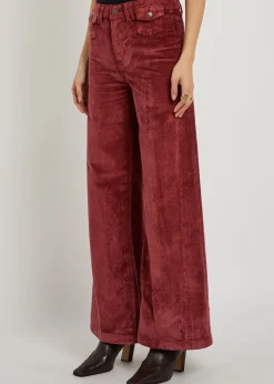 Kellee wide-leg corduroy trousers