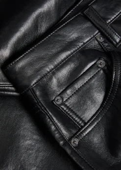 Kick Boot bootcut leather trousers