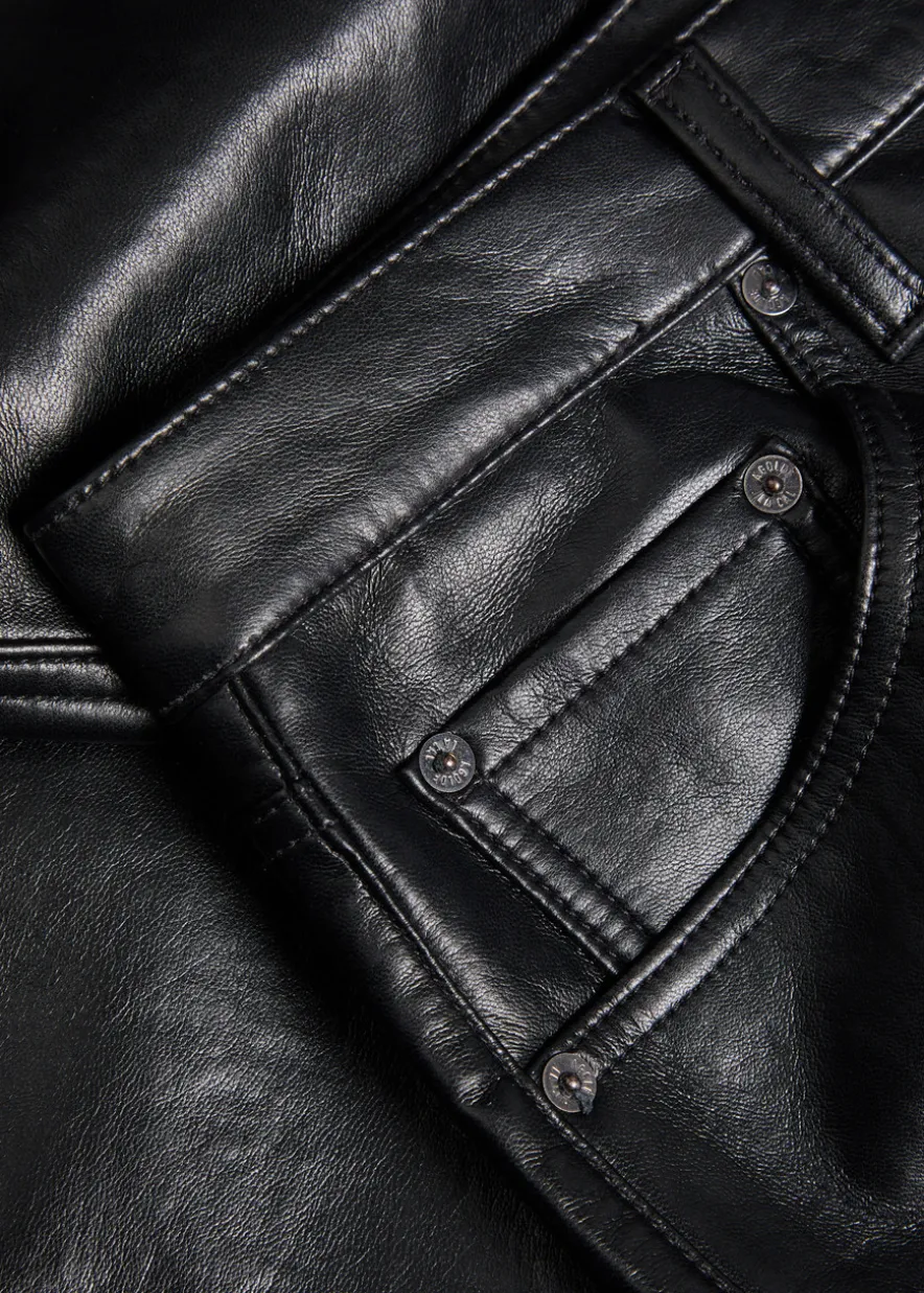 Kick Boot bootcut leather trousers