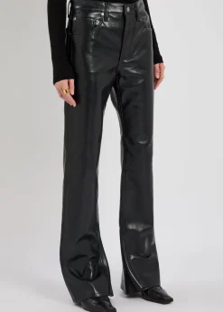 Kick Boot bootcut leather trousers