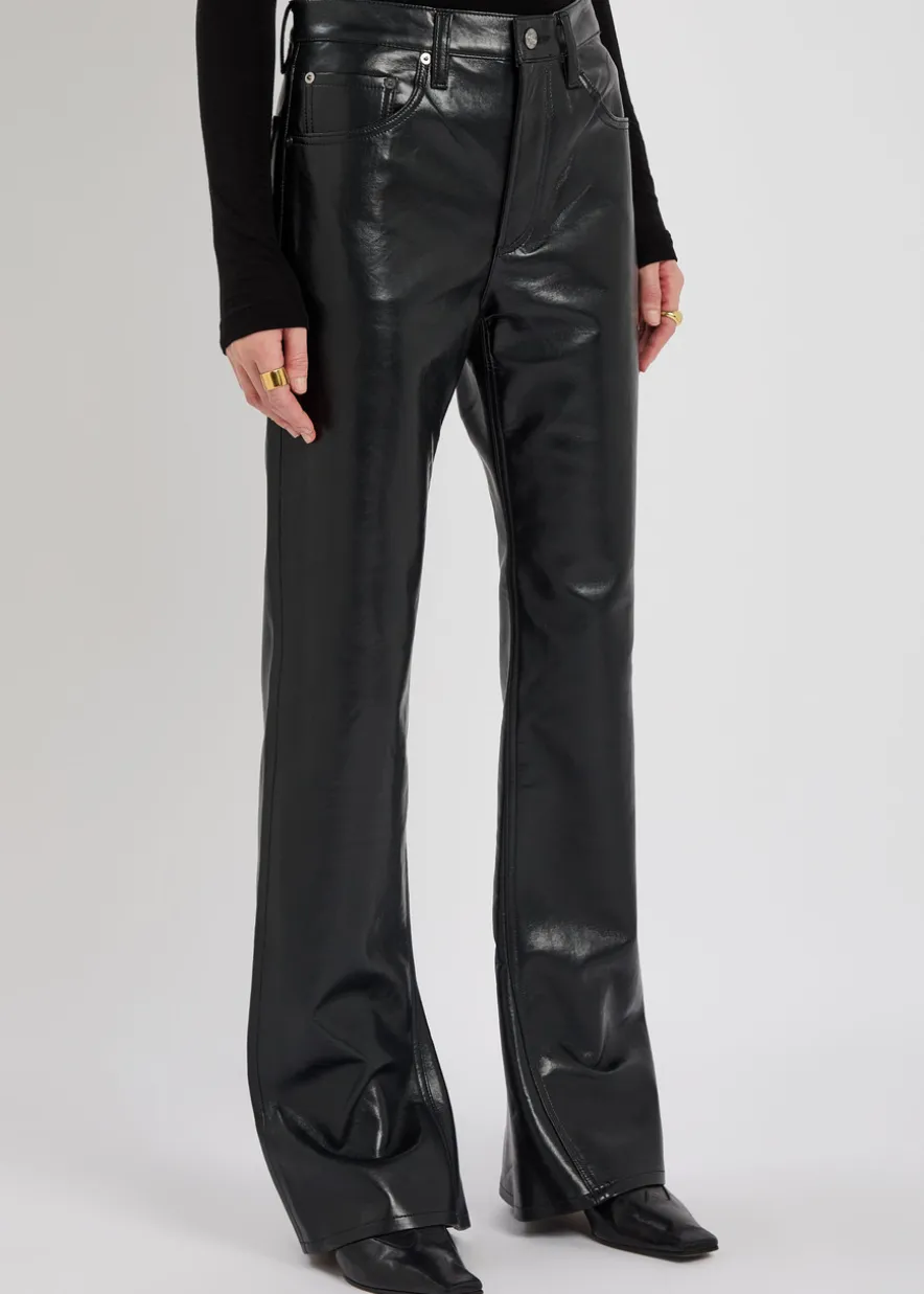 Kick Boot bootcut leather trousers