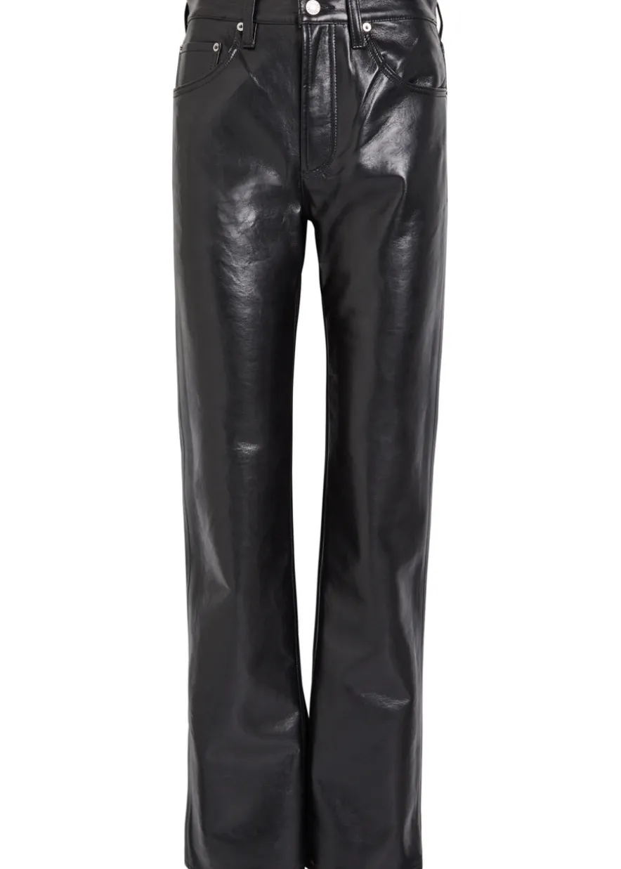 Kick Boot bootcut leather trousers