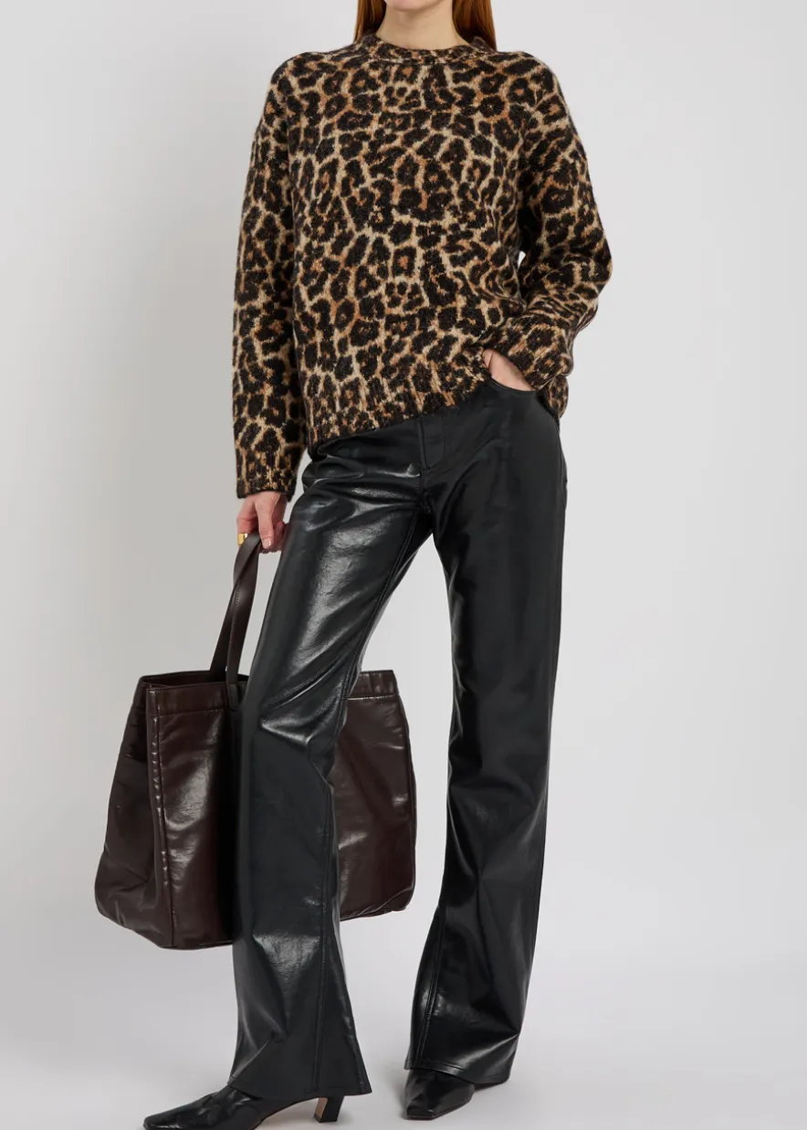 Kick Boot bootcut leather trousers