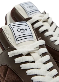 Kick quilted suede sneakers