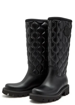 Kickstream High quilted rubber wellington boots